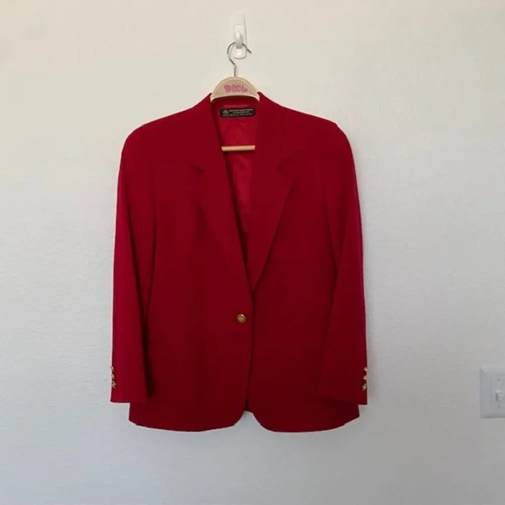 Brooks Brothers Red Single-Button Blazer - Picture 12 of 12